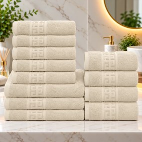 Set 12 Prosoape Premium Bumbac 100% – Moi &amp; Absorbante 🔥