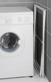 Wenko Suport pliabil pentru prosoape LAVA –argintiu