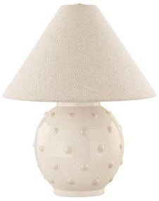 Veioza LUX, Ceramica Ivory, Tesatura In, ANNABELLE