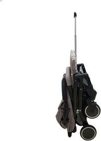 Carucior sport ultracompact pentru copii NOVOKIDS™ Baby C Trolley, Transformabil in troller, Spatar reglabil 3 trepte, Frana picior, Pliabil ,GRI