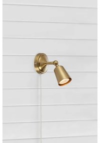 Markslöjd 108978 - Aplica spot de perete TINY, 1xGU10/7W/230V, alamă