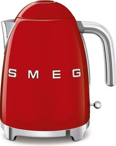 Cana electrica SMEG KLF03RDEU, 2400 W, 1,7 l, Baza rotativa la 360°, Finisaj lucios, Rosu