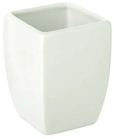 Pahar ceramic periute thai, alb