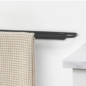 Suport pentru prosoape Brabantia MindSet 1005694, Acoperire mineral, Montaj discret, Pana la 2 kg, Gri inchis
