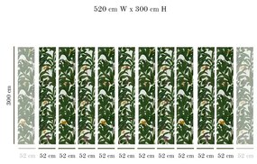 Tapet VLAdiLA White tropical story 520 x 300 cm