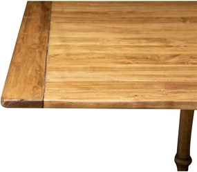 Masa pliabila, L120(240) 120 H80 cm, culoare natur, Lemn masiv