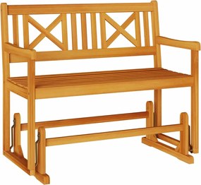 vidaXL Bancă balansoar Maro 110 x 59 x 97 cm Lemn Solid de Acacia