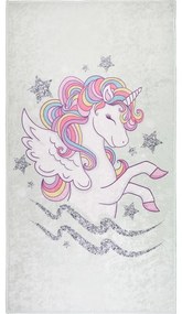 Covor pentru copii 80x150 cm Flying Unicorn – Vitaus