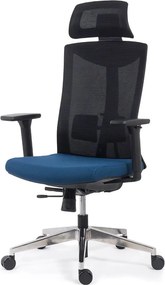 Scaun ergonomic SYYT 9501 albastru, brațe 3D și multiblock
