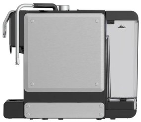 Espressor cafea macinata si capsule 8in1 Oliver Voltz OV51171N8M, 1450W, 1 L, 5 adaptoare, 19 bar, Negru/Argintiu