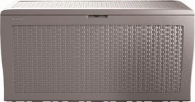 Cutie de grădină Keter Samoa Rattan Box 270L cappuccino