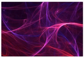 Tabloul abstract cu linii curbe (90x60 cm)