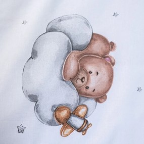 Lenjerie de pat pentru copii din bumbac pentru pătuț 100x135 cm Medvídek "Plane" – Jerry Fabrics