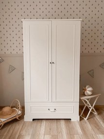 Dulap elegant Ines alb H180 cm