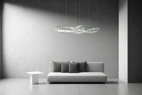 Lustra LED moderna design deosebit CHARMES 160B crom