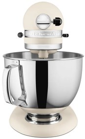 Mixer planetar KitchenAid Artisan Elegance 5KSM125EMH, 300W, 4.8 L, Actionare directă, 10 viteze, Beige