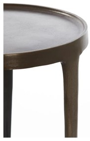 Măsuță auxiliară rotundă din metal ø 43 cm Tobias – Light &amp; Living