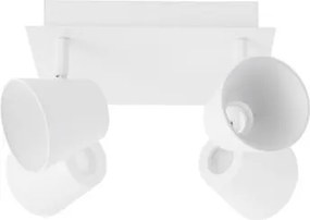 Plafoniera cu 4 spoturi LED directionabile BIAGIO alb NVL-9155363