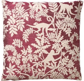 Husa decorativa pentru perna ABU MERLOT 45x45 cm, vinuriu