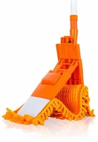 Mop Brilanz Chenille cu bară telescopică120 cm, portocaliu