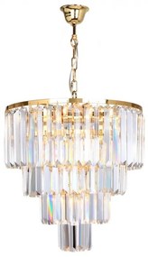 Lustra eleganta design deosebit AMEDEO, auriu 17106/4+1-GLD ZL