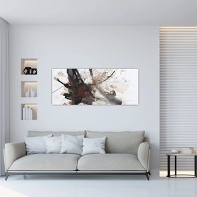 Tablou cu pictură abstactă (120x50 cm)