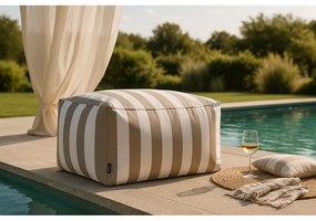 Beanbag pentru grădină alb-gri – Bonami Essentials