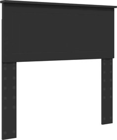 vidaXL Tăblie cap Stejar Negru 90 cm Lemn compozit