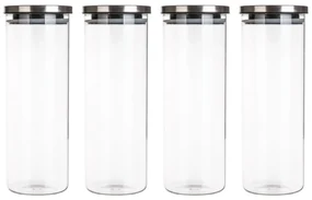 Set de 4 borcane de sticlă Banquet FREIA, 1,8 l, 4 buc., 1,8 l
