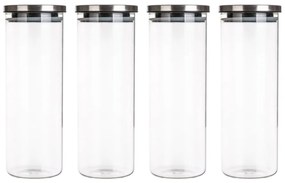 Set de 4 borcane de sticlă Banquet FREIA, 1,8 l, 4 buc.