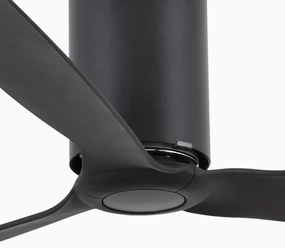 Ventilator de tavan modern cu telecomanda MINI TUBE FAN M negru mat