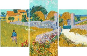 Tablou - Vincent van Gogh, Farmhouse in Provence, reproducere (90x60 cm)