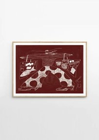 Poster 70x50 cm Sam Shopping – Lucia Tuffley – The Poster Club