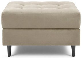 Taburet din catifea Milo Casa Santo, bej