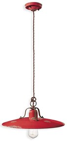 Pendul design retro realizat manual din ceramica COUNTRY, 40cm