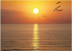Tablou - Apus de soare peste ocean (70x50 cm)