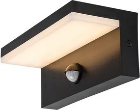 Aplica LED iluminat exterior cu senzor IP54 Zaragoza negru