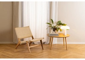 Fotoliu în culoare naturală țesut Carson – Actona