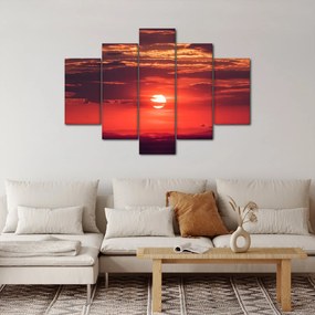 Tablou cu soarele colorat (150x105 cm)