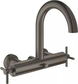 Baterie cada - dus Grohe Atrio dubla comanda antracit periat Hard Graphite
