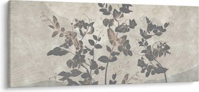 Tablou - Frunze texturate (120x50 cm)