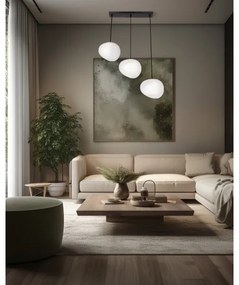 Lustră pe cablu STONES 3xE27/40W/230V