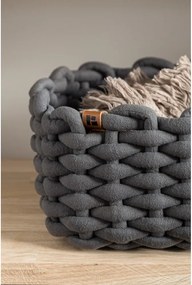 Coș de depozitare din material textil 20x15x11 cm Peach Skin S – Bigso