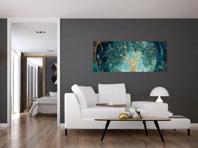 Tablou – Arborele vieții în univers (120x50 cm)