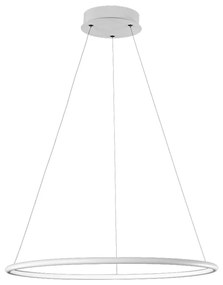 Lustra LED suspendata design modern ORION alb, 40cm