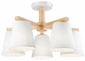 Plafoniera rustica 5 becuri E27 Ellie 37776 Lamkur