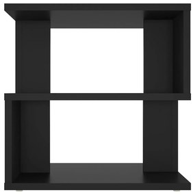 Masa laterala, negru, 40x40x40 cm, PAL 1, Negru