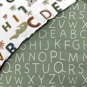 Lenjerie de pat pentru copii din bumbac pentru pat de o persoană 140x200 cm Tigry – douceur d'intérieur