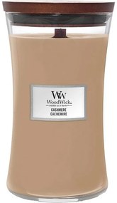 Lumânare parfumată vază mare WoodWick Cashmere,609 g