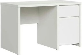 Birou KASPIAN, alb mat, PAL infoliat, 120x65x77 cm